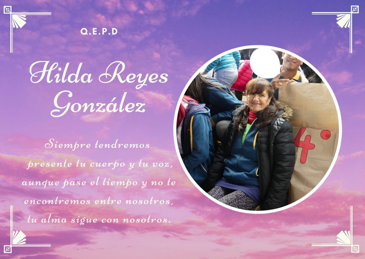 Comunicamos el sensible fallecimiento de nuestra querida Hilda Reyes González «tía Tita»