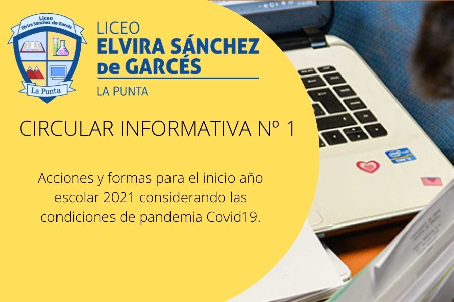Liceo Elvira Sánchez de Garcés iniciará el año escolar 2021 considerando las condiciones de pandemia Covid19.